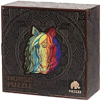 Black Friday 2022 Puzzle 70 din lemn: Cal
