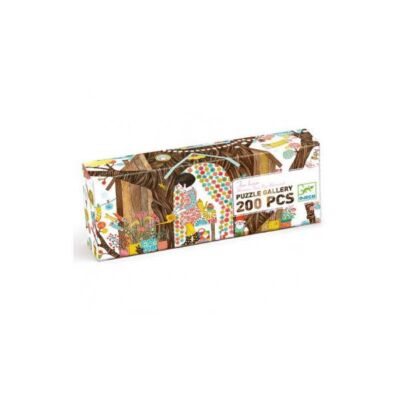 Black Friday 2022 Puzzle Djeco Casuta din copac 200 piese