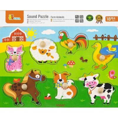 Black Friday 2025 Puzzle cu sunete: Animale