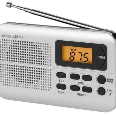 Black Friday 2022 Radio Portabil Kruger&Matz KM0819 (Argintiu)