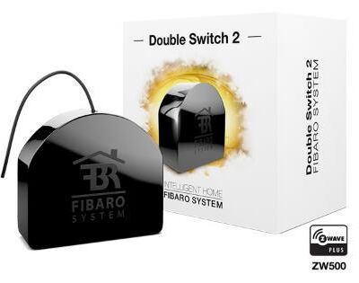 Black Friday 2022 Releu ON-OFF dublu 2 x 1.5kW FIBARO