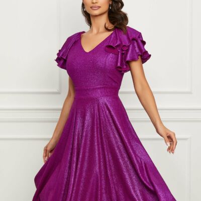 Black Friday Rochie Ella Collection Renata mov din lurex