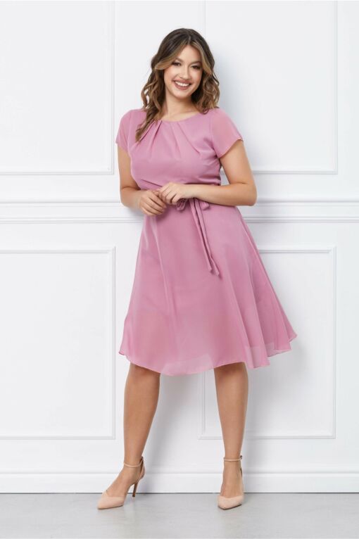 Black Friday 2022 Rochie Missa roz vaporoasa