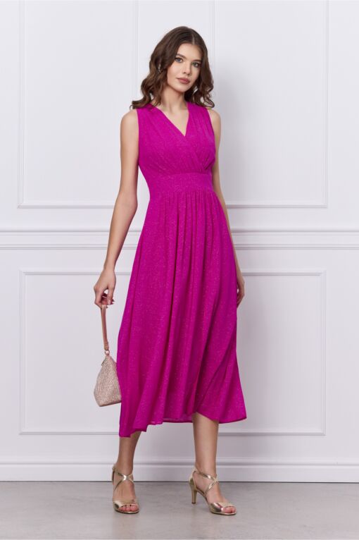 Black Friday 2022 Rochie Moze fucsia cu glitter