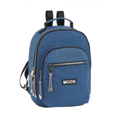 Black Friday 2024 Rucsac dama Moos Casual 33 cm albastru