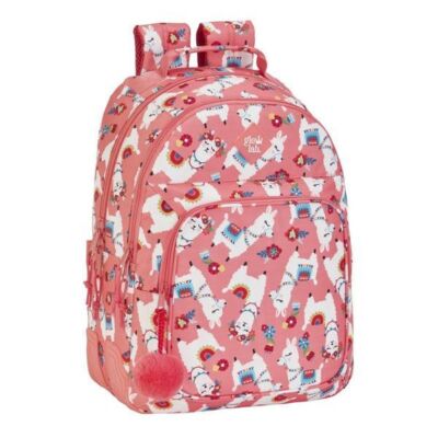 Black Friday 2022 Rucsac dublu Glowlab Lama scoala 42 cm