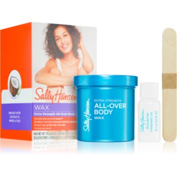 Black Friday 2022 Sally Hansen Extra Strength set pentru depilare pentru corp si picioare.