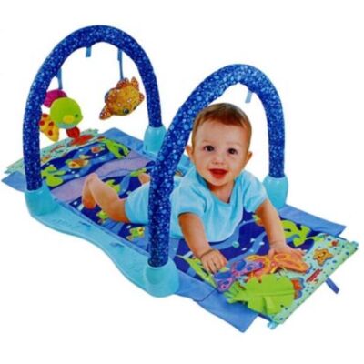 Black Friday 2024 Salteluta de joaca 3 in 1 Ocean Wonders cu arcade duble