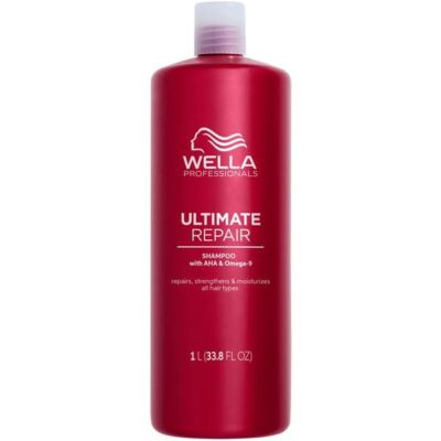 Black Friday 2022 Sampon Reparator cu AHA & Omega 9 pentru Par Deteriorat Pasul 1 - Wella Professionals Ultimate Repair Shampoo