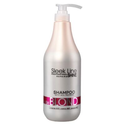 Black Friday 2022 Sampon Sleek Line Blond Blush - contine pigment neutralizant roz