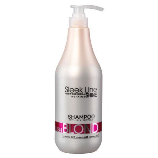 Black Friday 2022 Sampon Sleek Line Blond Blush - contine pigment neutralizant roz