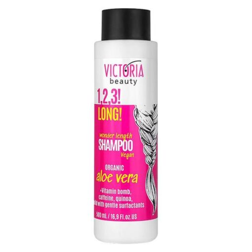 Black Friday 2022 Sampon Vegan pentru Cresterea Parului cu Aloe Vera Wonder Lenght Victoria Beauty Camco