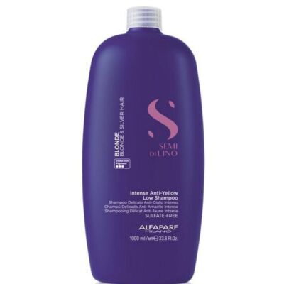 Black Friday 2022 Sampon pentru Neutralizarea Tonurilor de Galben - Alfaparf Milano Semi di Lino Intense Anti-Yellow Low Shampoo