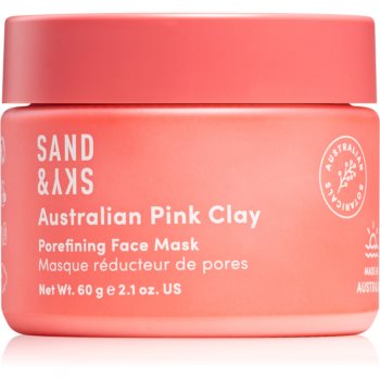 Black Friday 2022 Sand & Sky Australian Pink Clay Porefining Face Mask mască detoxifiantă pentru pori dilatati