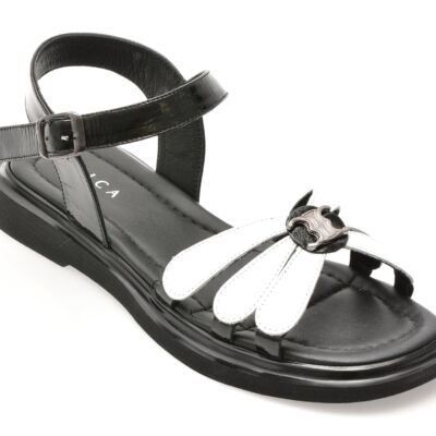 Black Friday Sandale EPICA alb-negru