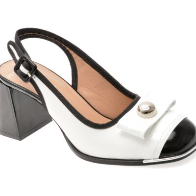 Black Friday Sandale EPICA alb-negru