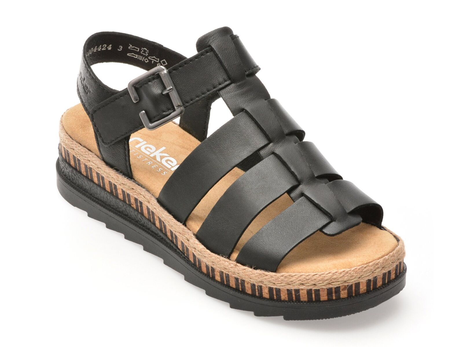 Black Friday Sandale RIEKER negre