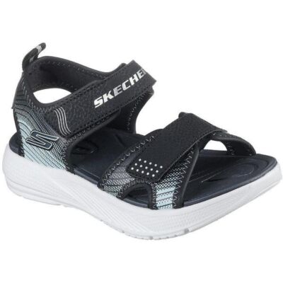 Black Friday 2025 Sandale copii Skechers Microspec-splash 407034L-BKSL