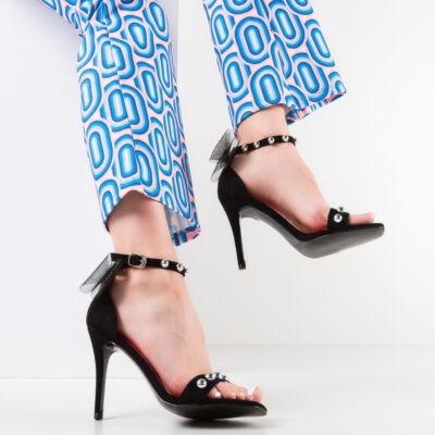 Black Friday Sandale cu toc Jonfa Negre