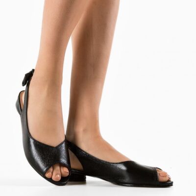 Black Friday Sandale cu toc Wojc Negre