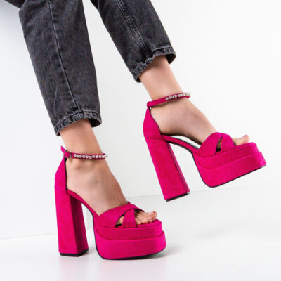 Black Friday 2022 Sandale dama Aky Fuchsia