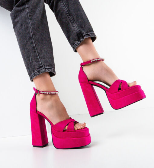Black Friday 2022 Sandale dama Aky Fuchsia