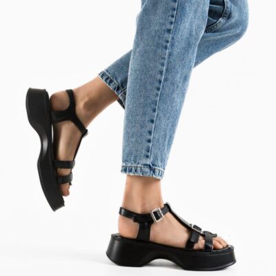 Black Friday Sandale dama Dixie Negre