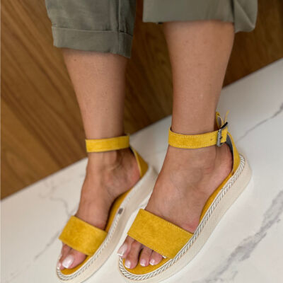 Black Friday Sandale dama Habyat Galbene