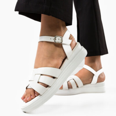 Black Friday Sandale dama Nonarca Albe