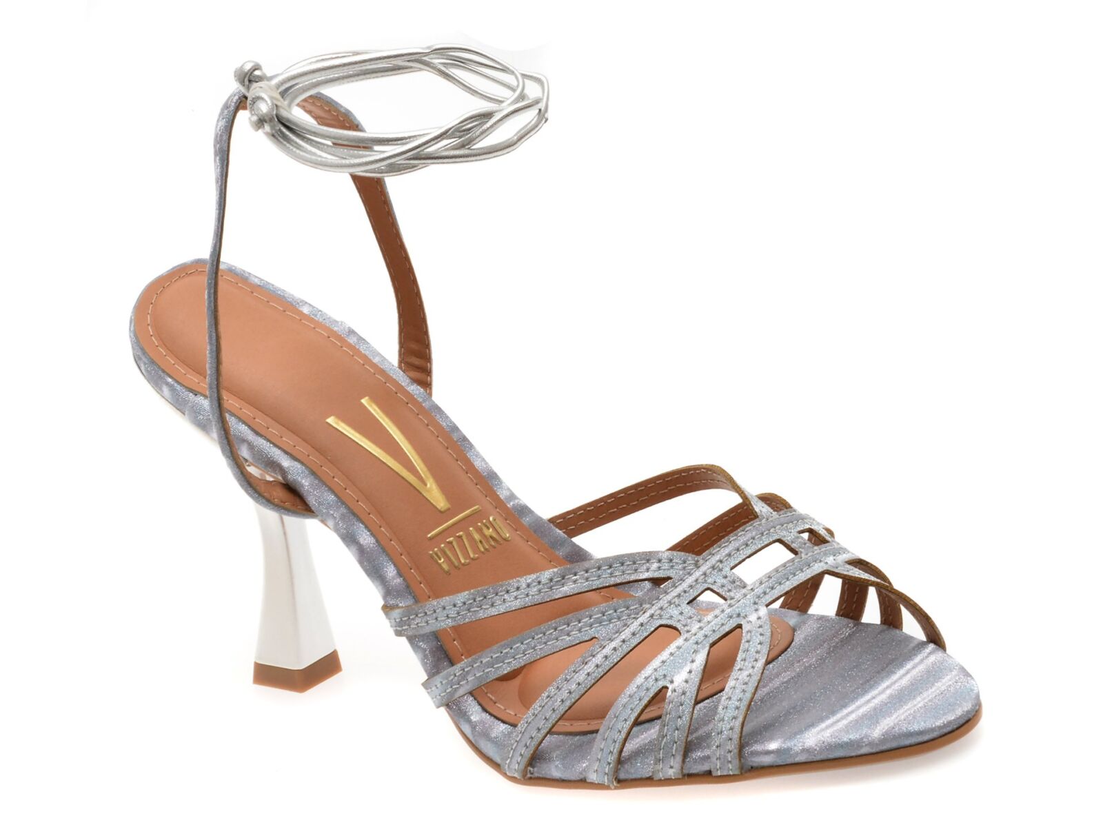 Black Friday Sandale elegante VIZZANO argintii