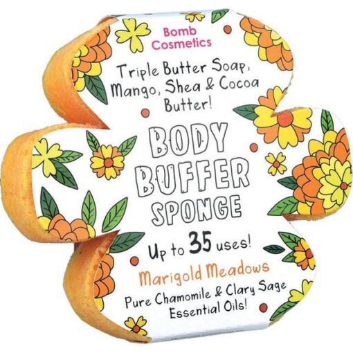 Black Friday 2022 Sapun exfoliant cu burete Marigold Meadows Body Buffer