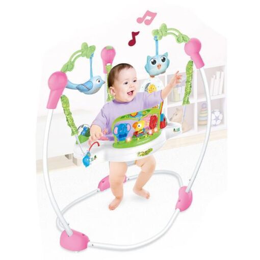 Black Friday 2022 Saritor pentru fetite cu panou interactiv Bebeking Forest Fun