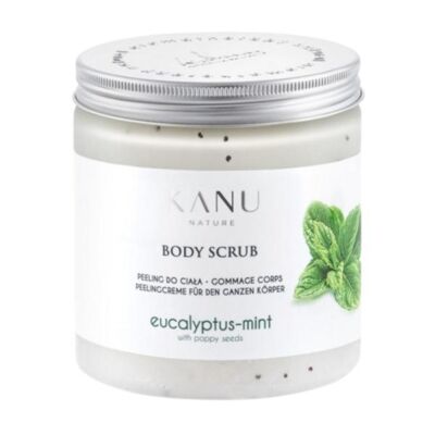 Black Friday 2022 Scrub Exfoliant pentru Corp cu Eucalipt si Menta - KANU Nature Body Scrub Professional Eucalyptus-Mint with Poppy Seeds