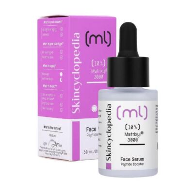 Black Friday 2022 Ser Facial Impotriva Imbatranirii Premature a Pielii cu Peptide si Matrixyl 3000 - Camco Skincyclopedia Face Serum Peptide Booster & Matrixyl 3000