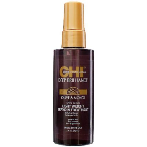 Black Friday 2022 Ser Tratament Leave-In pentru Stralucire - CHI Farouk Deep Brilliance Olive & Monoi Shine Serum Light Weight Leave-In Treatment