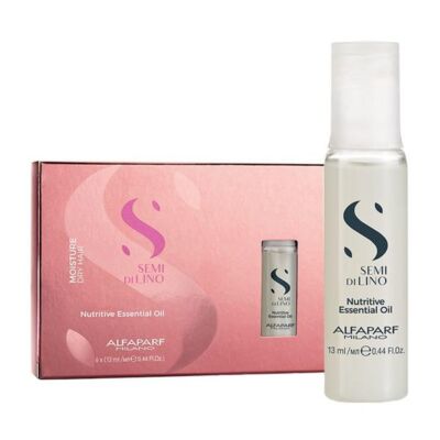 Black Friday 2022 Ser Tratament de Hidratare Pentru Par Uscat - Alfaparf Milano Semi Di Lino Moisture Nutritive Essential Oil