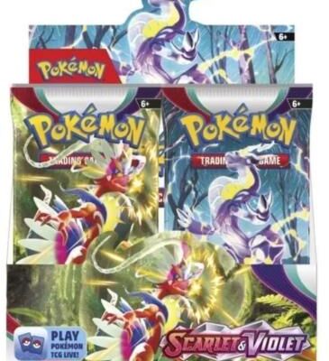 Black Friday Set 10 cartonase Pokemon TCG: SV01 - Booster