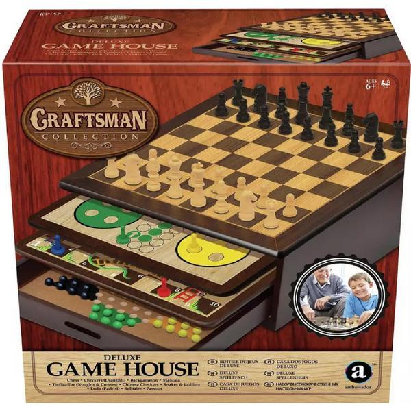 Black Friday 2022 Set 10 jocuri Deluxe in cutie din lemn