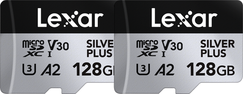 Black Friday Set 2 carduri de memorie Lexar Professional SILVER Plus LMSSIPL128G-B2ANG