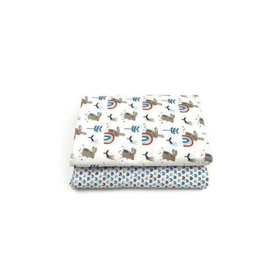 Black Friday 2022 Set 2 cearceafuri patut Bunny & Rainbow - Buva