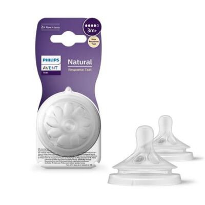 Black Friday 2022 Set 2 tetine silicon Philips Avent Natural Response SCY964/02