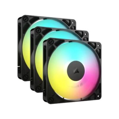 Black Friday 2022 Set 3 Ventilatoare Corsair RS120 ARGB 120mm Three Fan Pack
