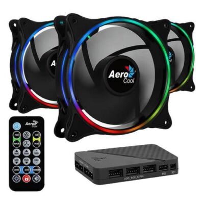 Black Friday Set 3 ventilatoare Aerocool Eclipse Pro 120mm