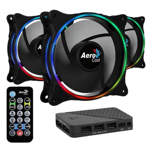 Black Friday Set 3 ventilatoare Aerocool Eclipse Pro 120mm