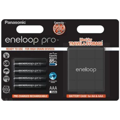 Black Friday Set 4 Acumulatori Panasonic Eneloop Pro AAA
