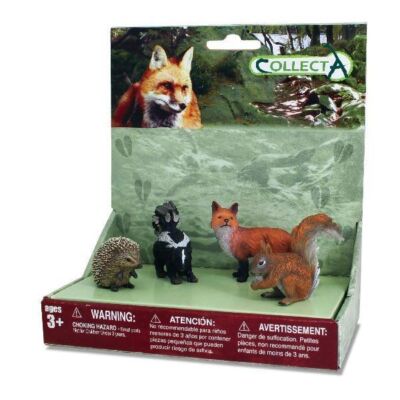 Black Friday 2022 Set 4 figurine Animale din padure - Collecta