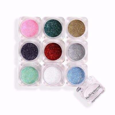 Black Friday 2022 Set 9 sclipici minerali Glamorous Glitter 15.75 g BellaPierre