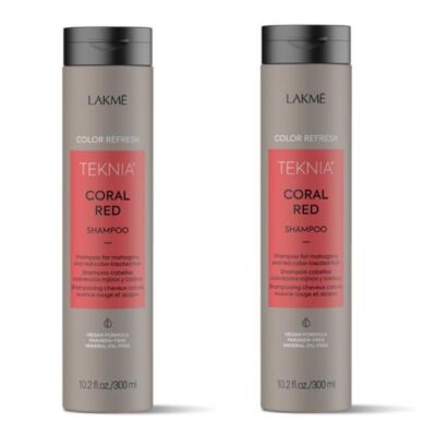 Black Friday 2022 Set Cadou Refresh Coral Red 2x Sampon cu pigment rosu 300ml