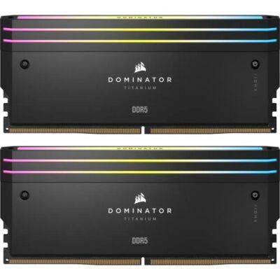 Black Friday 2022 Set Memorie RAM Corsair Dominator Titanium RGB 32GB