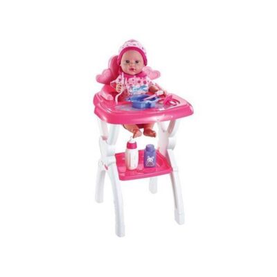 Black Friday 2022 Set Scaunel de masa cu papusa si accesorii Nico